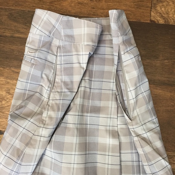 Nike Golf Dri-Fit Plaid Skirt/Skort - Gray - 6 - Picture 6 of 8